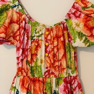 NWOT Farm Rio Floral Maxi Dress